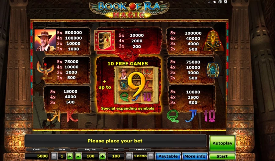 Spiel Book of Ra